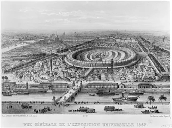 General View of the Exposition Universelle, Paris in 1867